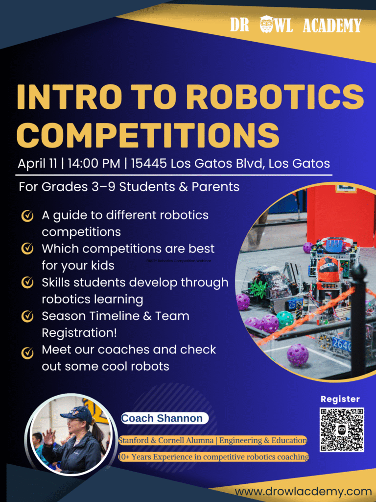 Competitive Robotics info session April 11