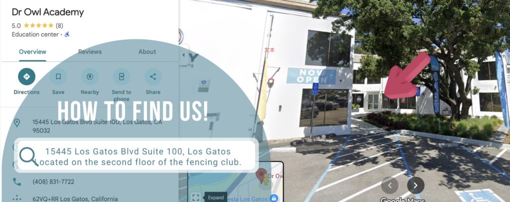 How to find us after arriving in the parking lot