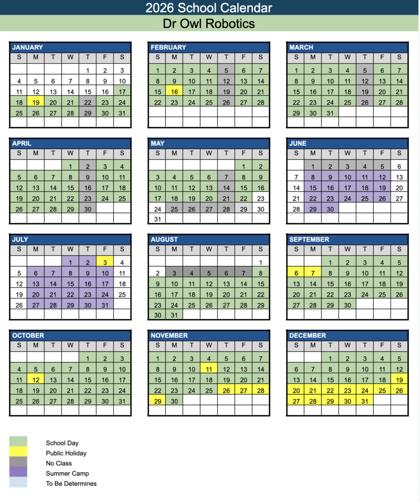 2026 Year Calendar